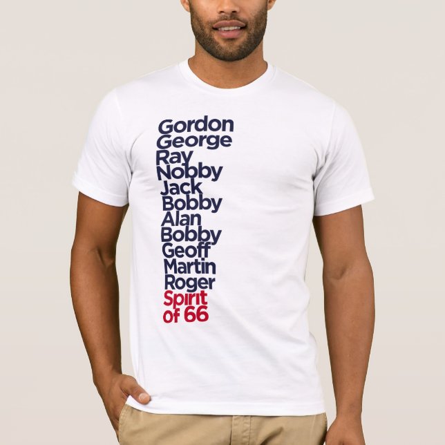 England Spirit of 66 White T-Shirt (Front)