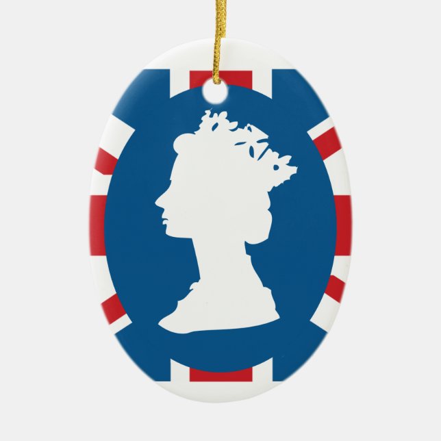 England - SRF Ceramic Tree Decoration (Front)