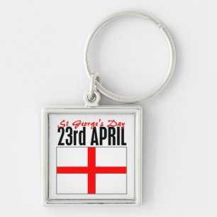 England, St George's Day Key Ring