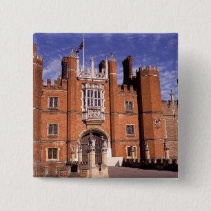 England, Surrey, Hampton Court Palace. 3 15 Cm Square Badge