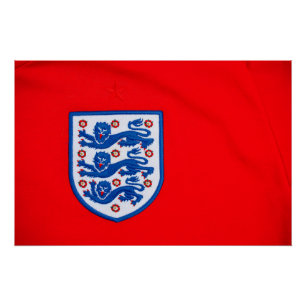 England Three Lions Shirt Badge Poster