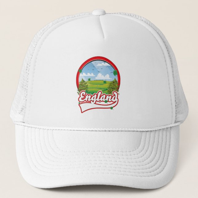 England Travel logo Trucker Hat (Front)