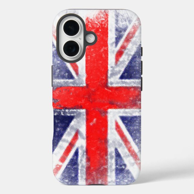England UK flag Case-Mate iPhone Case (Back)