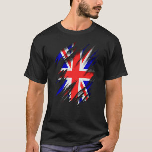England Uk Gbr Gb Union Jack Flag T-Shirt