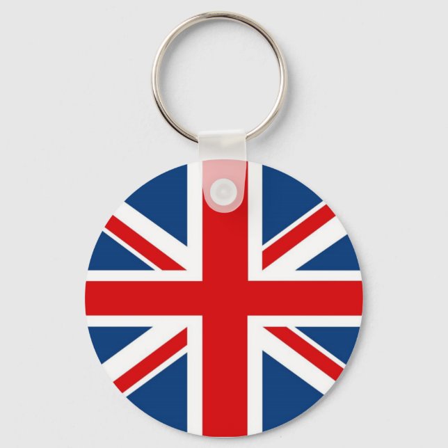 England Union Jack / British Flag Keychain (Front)