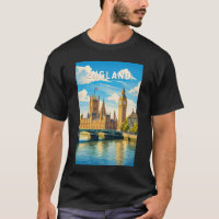 England United Kingdom Illustration Travel Art