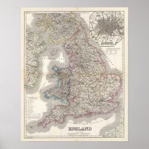 England, Wales 2 Poster