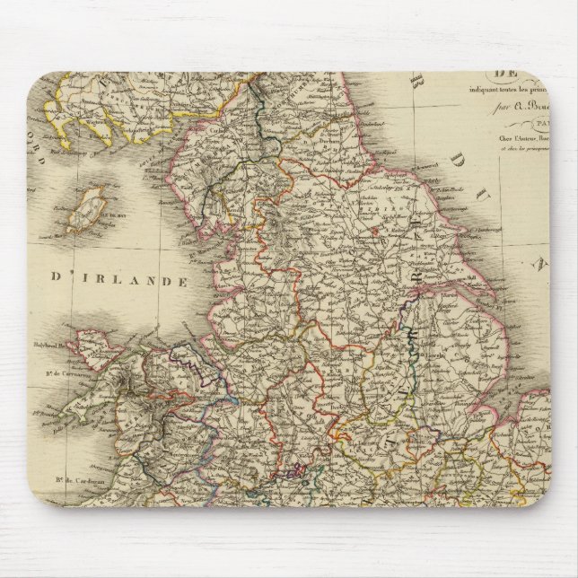 England, Wales Mouse Pad (Front)