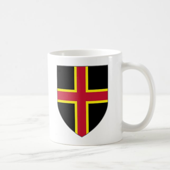 England & Wales Mug - Two Crosses Shield (Right)
