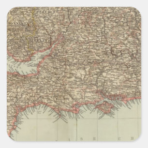 England, Wales S Square Sticker