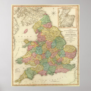 England, Wales, Scotland Poster