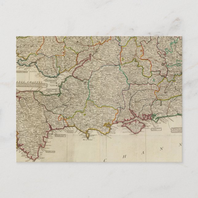 England, Wales, south Postcard (Front)