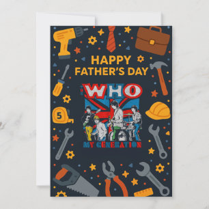 England Who Band My Generation Fathers Day Music Invitation