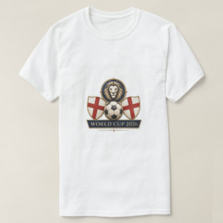 England World Cup 2026 Lion Football T-ShirT-Shirt T-Shirt