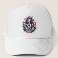 England World Cup 2026 Lion Football Trucker Hat