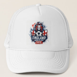 England World Cup 2026 Lion Football Trucker Hat