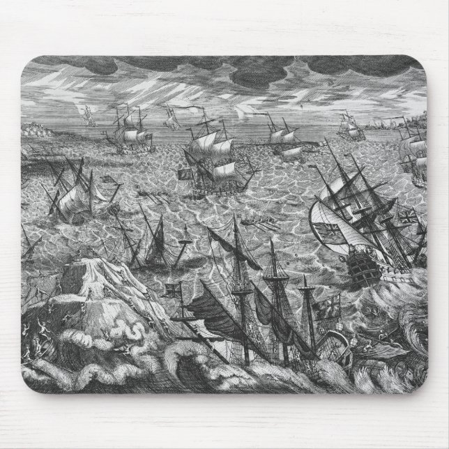 England's Great Storm Mouse Pad (Front)
