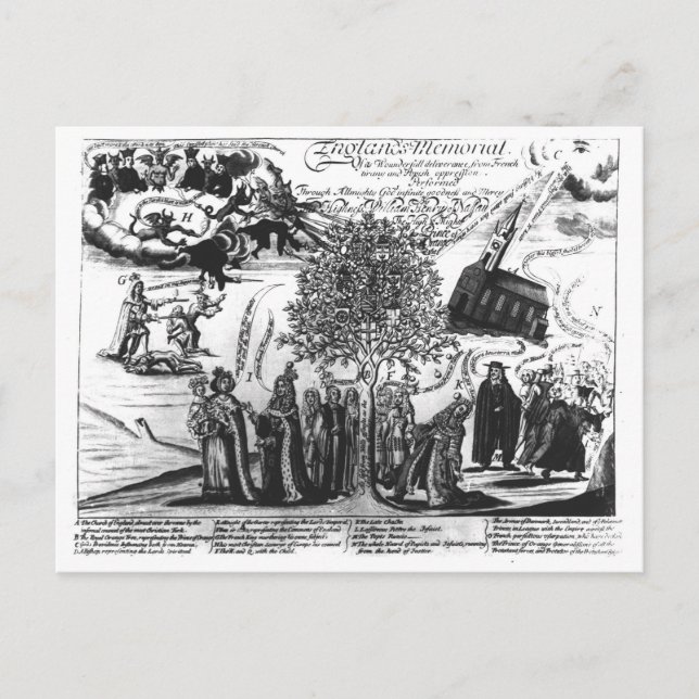 England's Memorial Postcard (Front)
