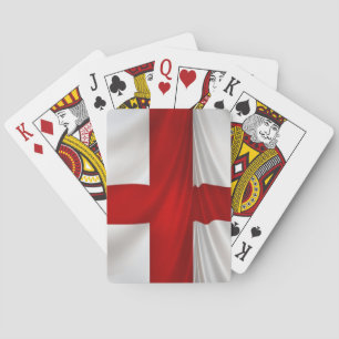 England's St George Cross Patriotic Flag Playing Cards