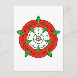England's Tudor Rose Postcard