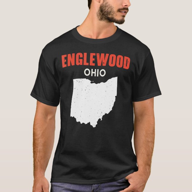 Englewood Ohio USA State America Travel Ohioan T-Shirt (Front)