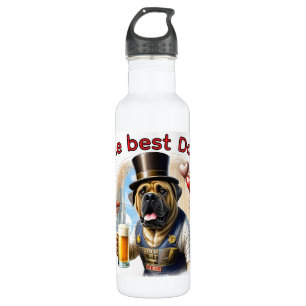Englische Dogge Mastiff best Dad 710 Ml Water Bottle