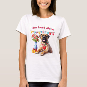 Englische Dogge Mastiff best Mum T-Shirt