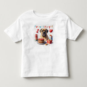Englische Dogge Mastiff Birthday Toddler T-Shirt