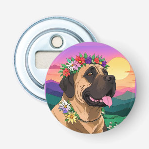 Englische Dogge Mastiff Comic Bottle Opener