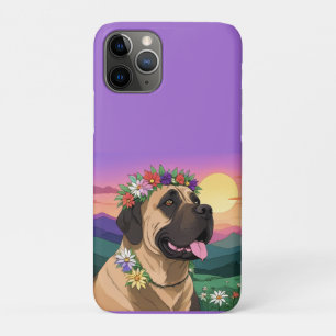 Englische Dogge Mastiff Comic iPhone 11 Pro Case