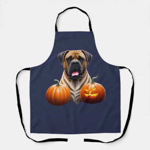Englische Dogge Mastiff Halloween Apron
