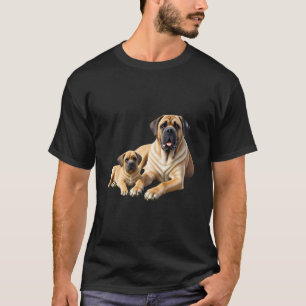 Englische Dogge Mastiff mit Kind T-Shirt