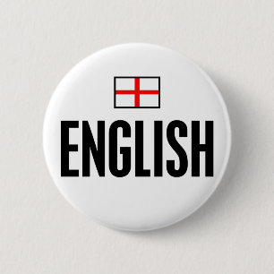 English 6 Cm Round Badge