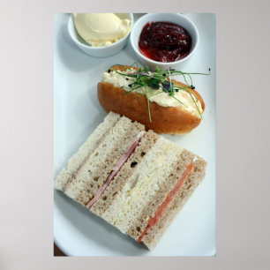 English afternoon tea poster