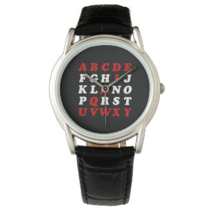 English Alphabet Watch