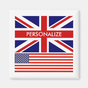 English American British Union Jack flag fridge Magnet