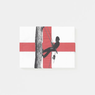 English Arb Art Arborist Tree Surgeon Chainsaw Post-it Notes