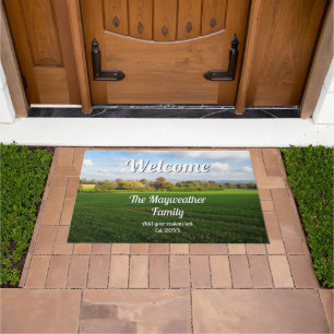 English Autumn Countryside - Personalised Doormat