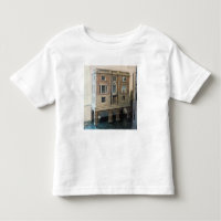 English balustraded doll's house with balcony