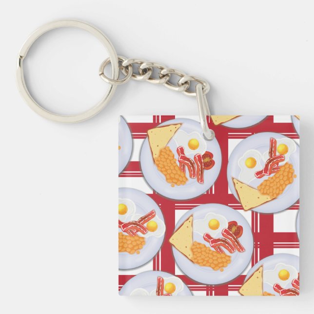English Breakfast Key Ring (Front)