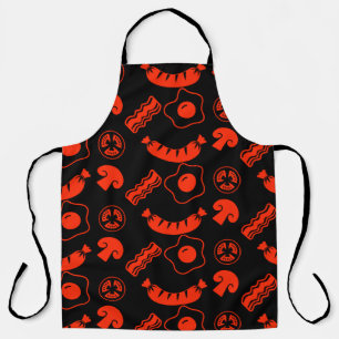 English Breakfast Pattern Apron