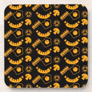 English Breakfast Pattern Coaster