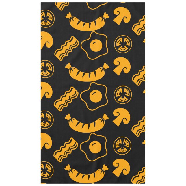 English Breakfast Pattern Tablecloth (Front)