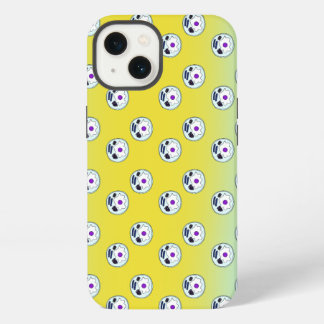 english breakfast yellow pattern mint ombre iPhone 13 case