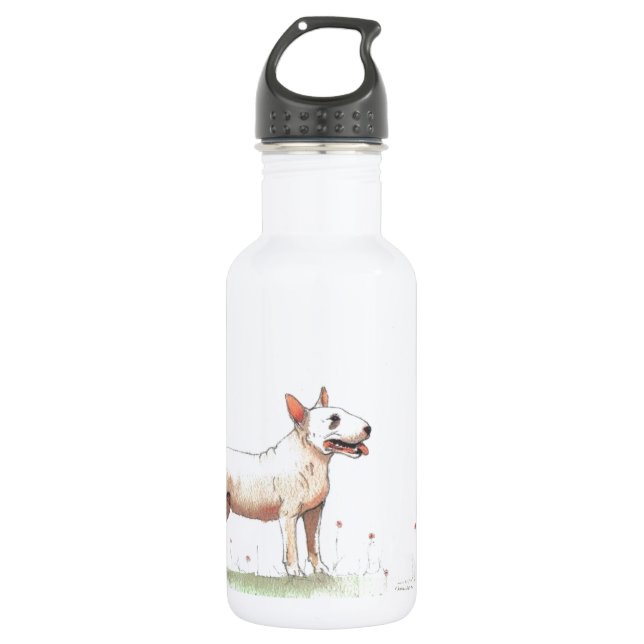 English Bull Terrier 532 Ml Water Bottle (Front)