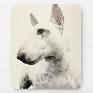 English Bull Terrier Dog Mouse Pad