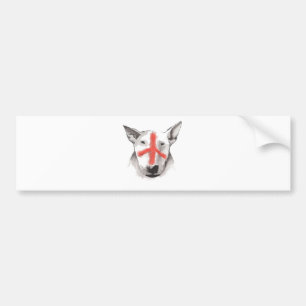 English Bull Terrier England Bumper Sticker