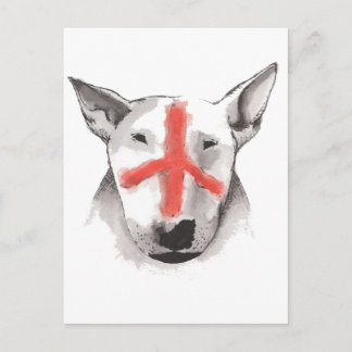 English Bull Terrier England Postcard