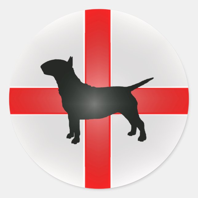 English Bull Terrier Sticker (Front)