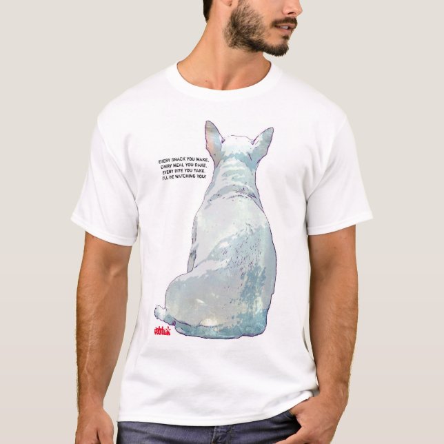 English Bull Terriers UK Watching You T-Shirt (Front)